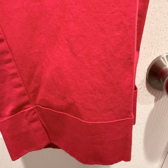 Avenue Fuchsia Stretch Capri Pants Size 18 Plus Size High Rise Cotton Spandex - Picture 5 of 8